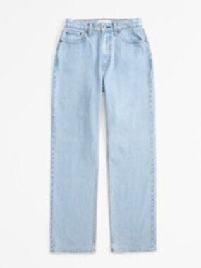 High Rise Vintage Straight Jean - Abercrombie & Fitch
